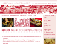 Tablet Screenshot of instrumentenbau-walsch.de